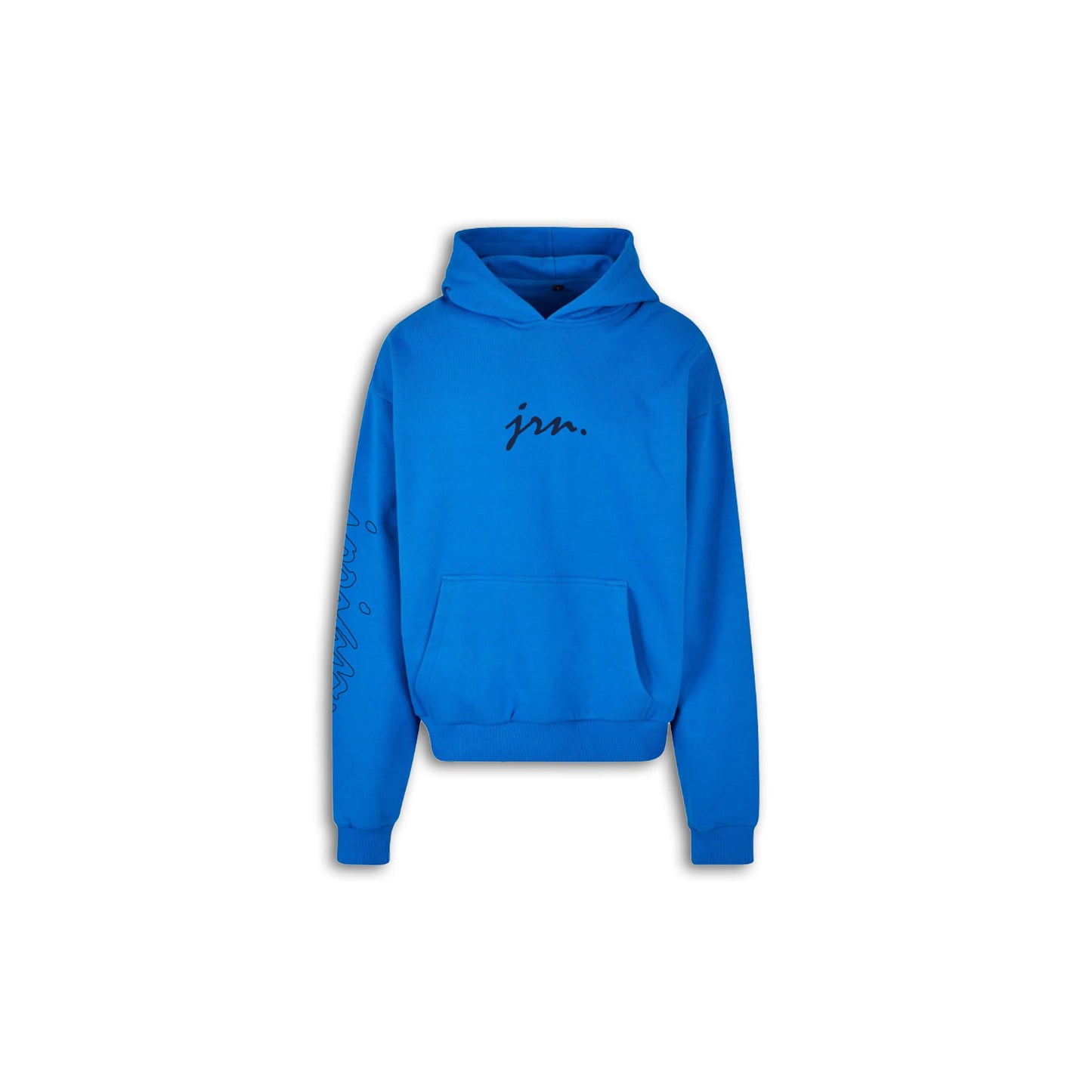 Make Memories, Not Excuses Hoodie. - Cobalt Blue. - Deep Navy / White.