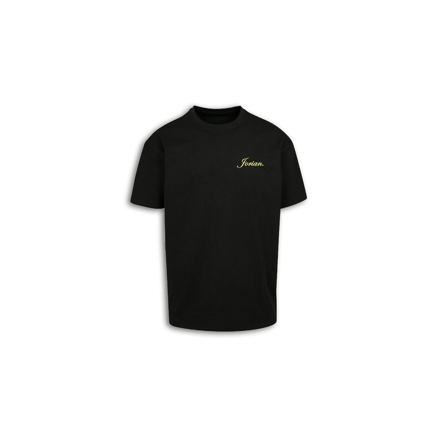 Geo Tee. - Black. - Pastel Yellow / Yellow.