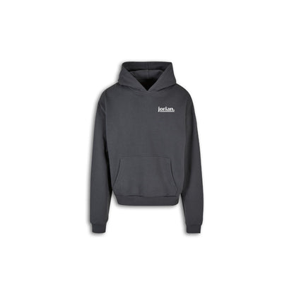 Logo Hoodie Basic. - Dark Grey.