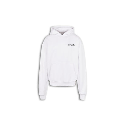 Logo Hoodie Basic. - White.